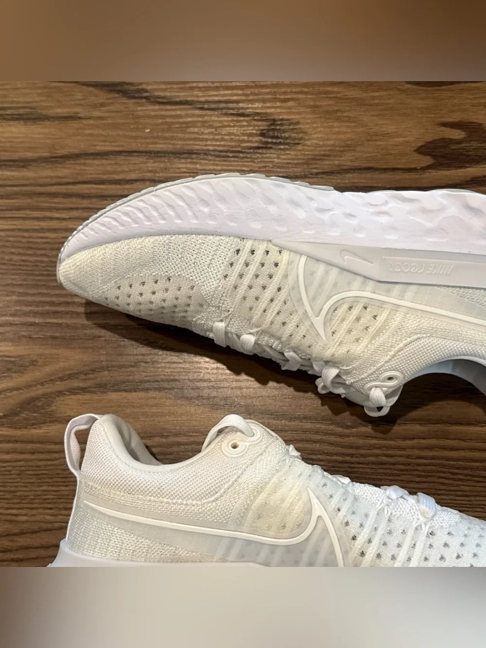 Nike React Infinity Run FK 2 White/Pure Platinum Shoes CT2357-103 Men's Size 9